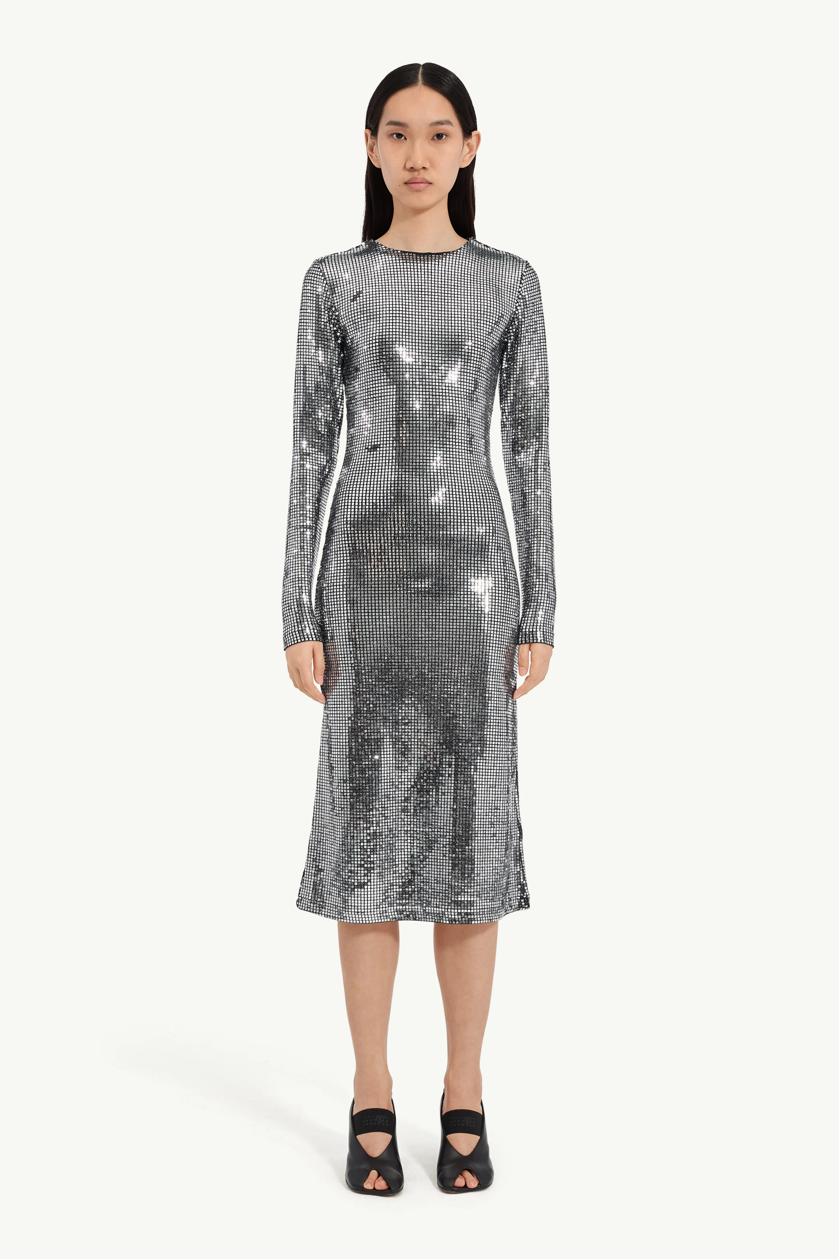 Metallic midi dress - 1