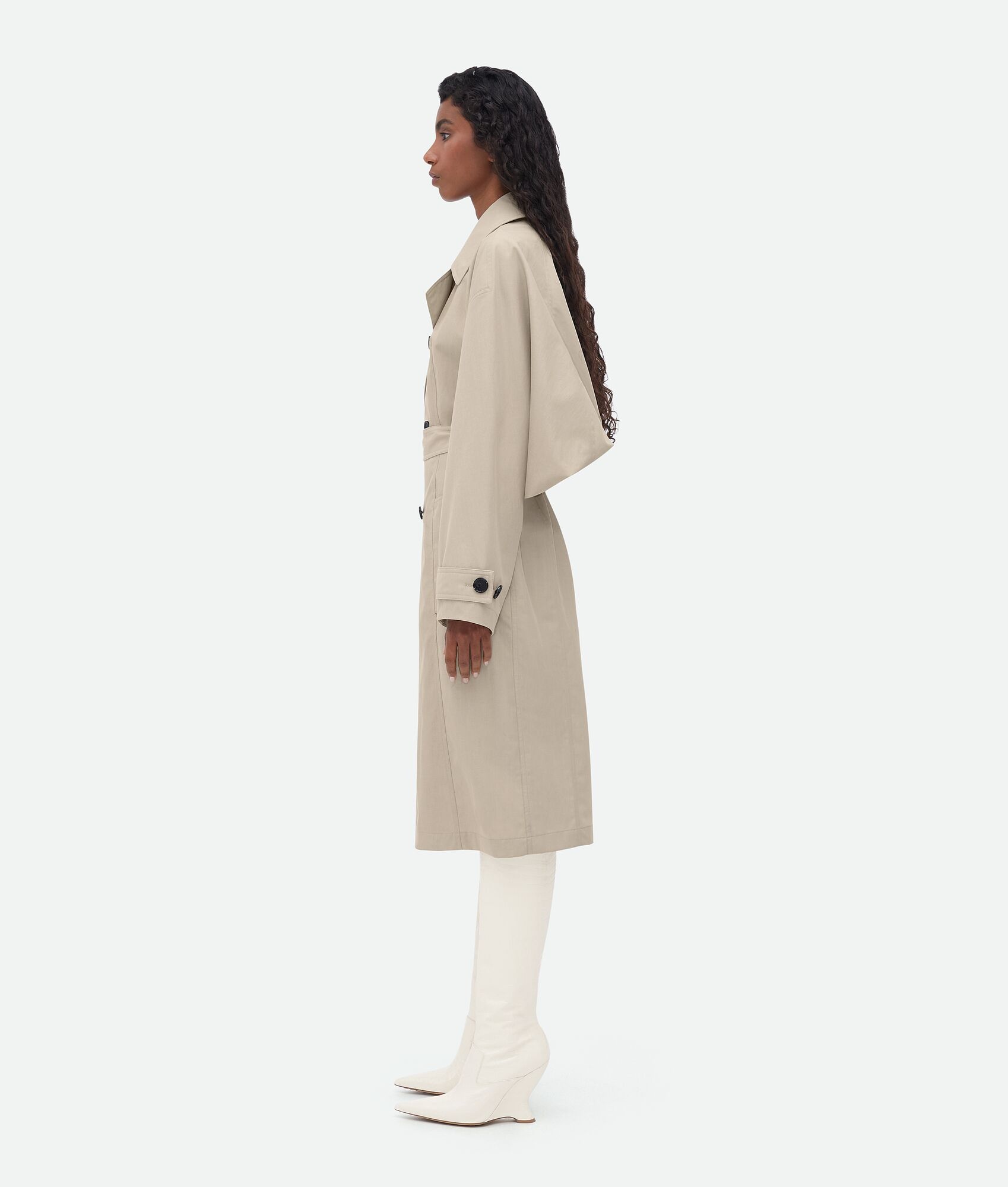 Cotton And Nylon Trench Coat - 2