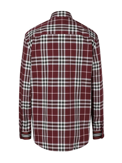 Burberry check-print long-sleeve shirt outlook