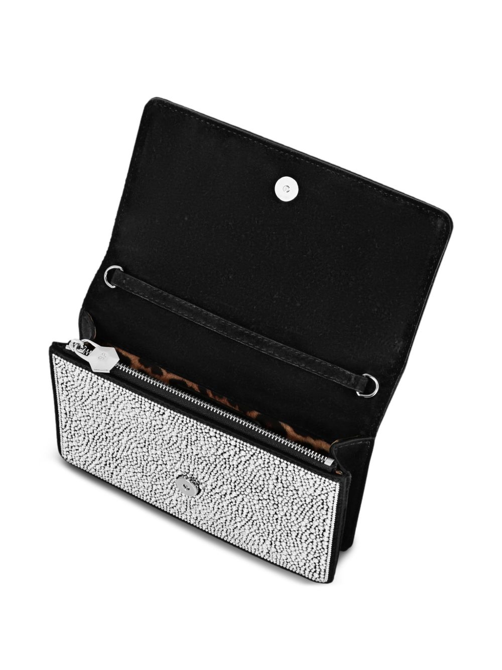 crystal-embellished crossbody bag - 3