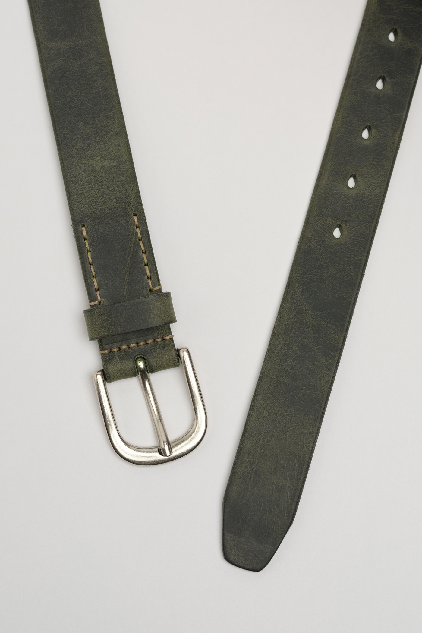 3 CM Kiss Me Belt Dark Cloud Leather - 3