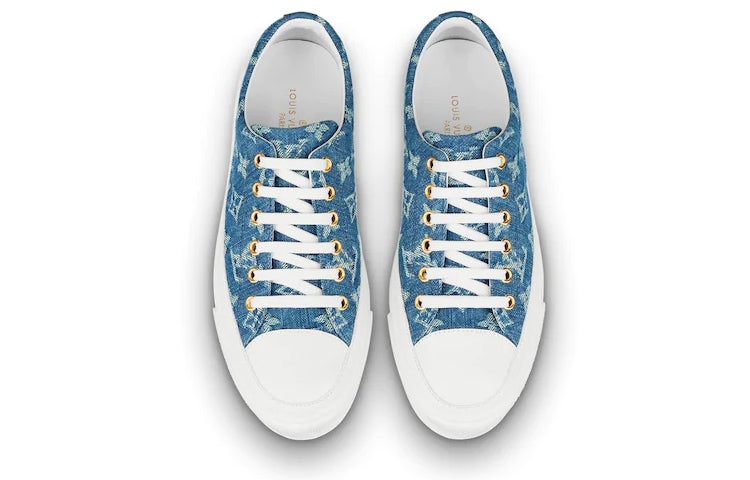 (WMNS) LOUIS VUITTON LV Stellar Low Top Denim Blue 1A4WT - 3