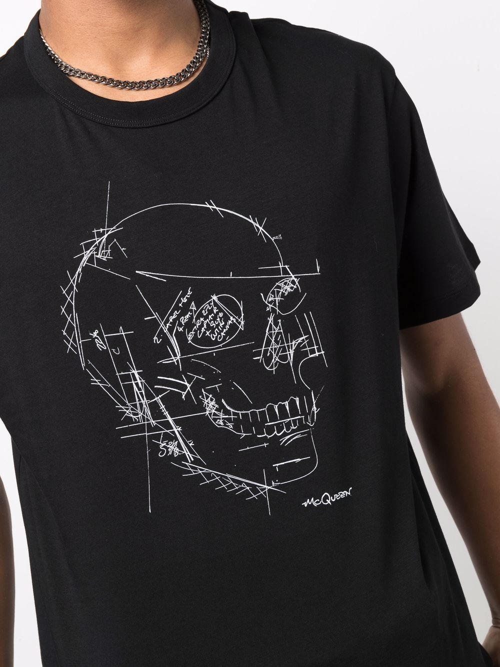 illustrated skull-print T-shirt - 5