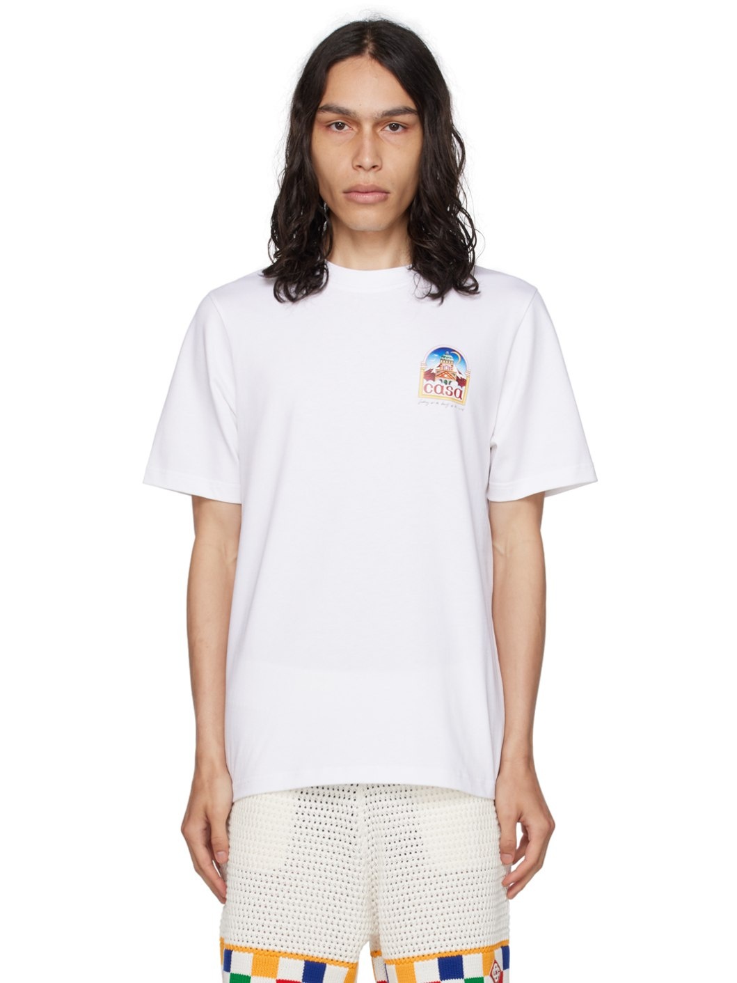 White 'Vue De L'Arche' T-Shirt - 1