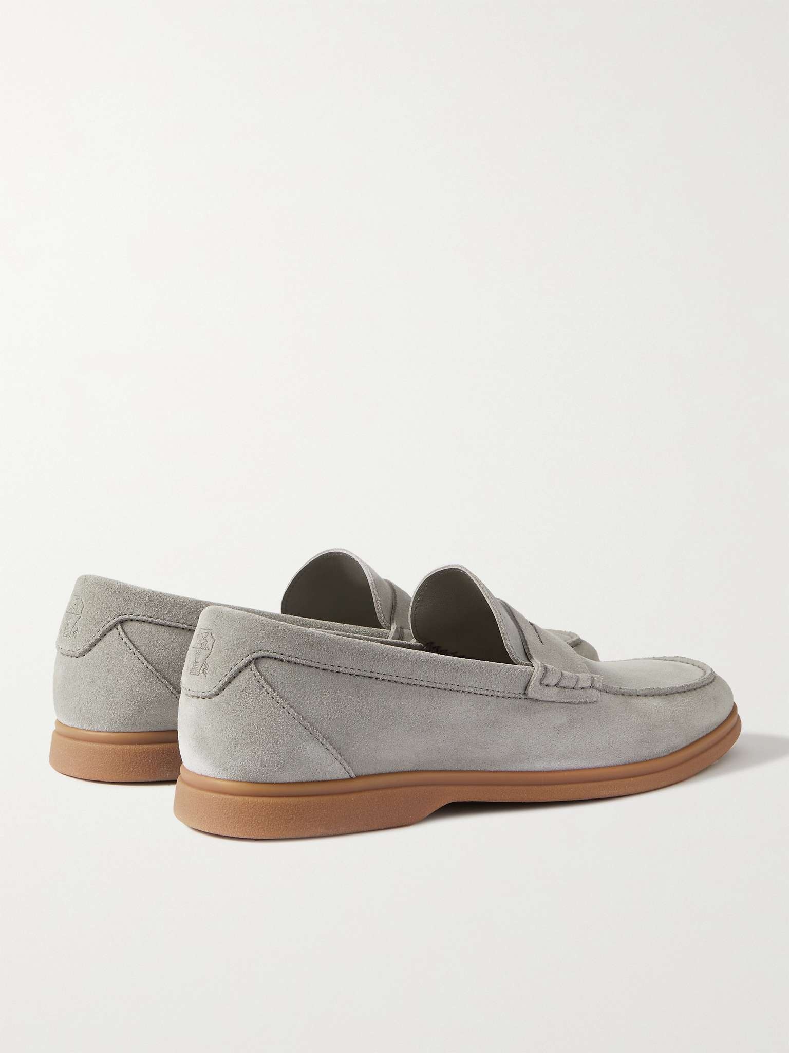 Suede Penny Loafers - 5