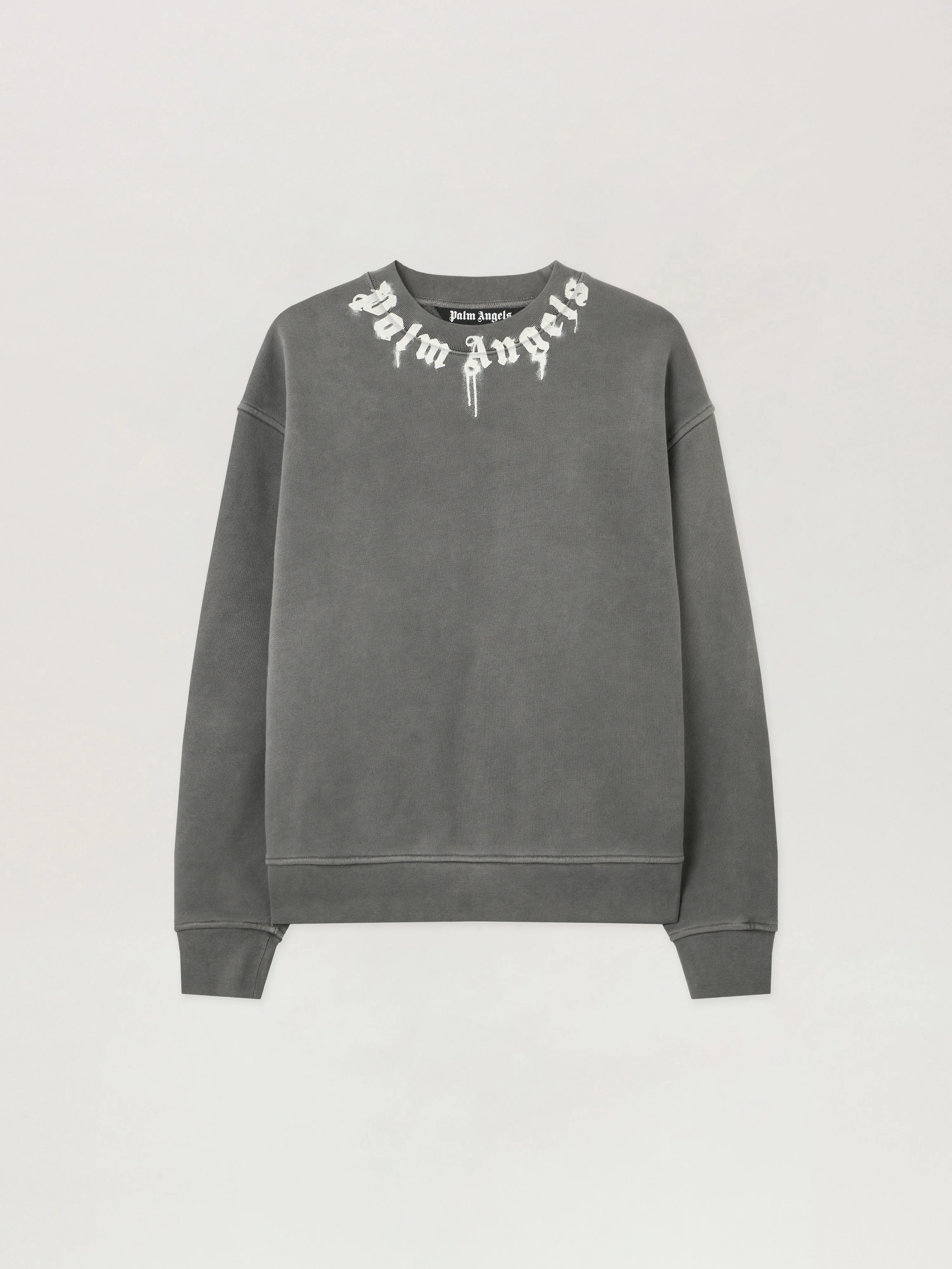 Neck Logo Regular Crewneck Sweatshirt - 1