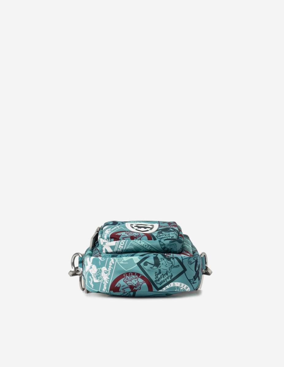 Unisex Stamp Printed Mini Bag - 4