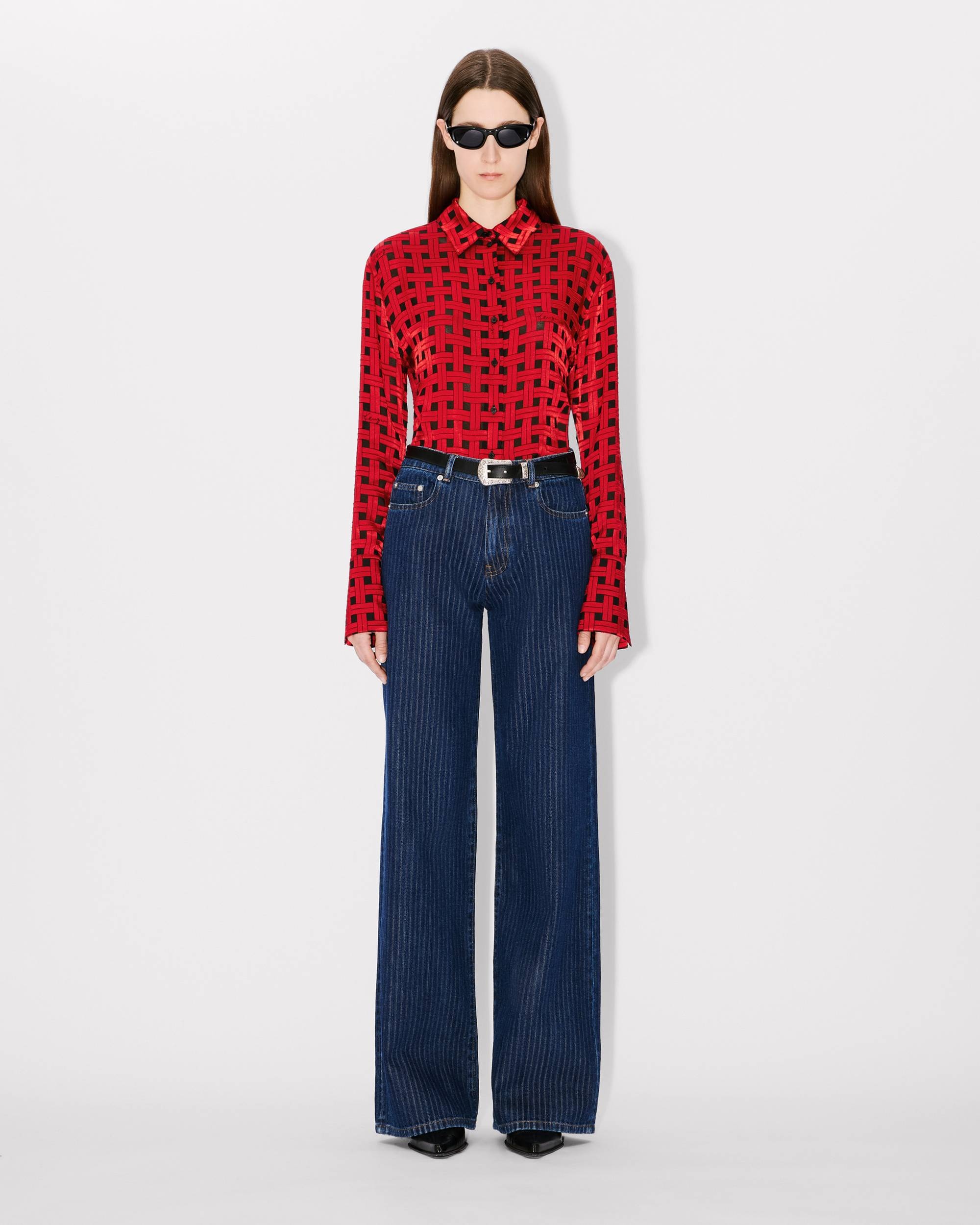 'KENZO Weave' oversized shirt - 5