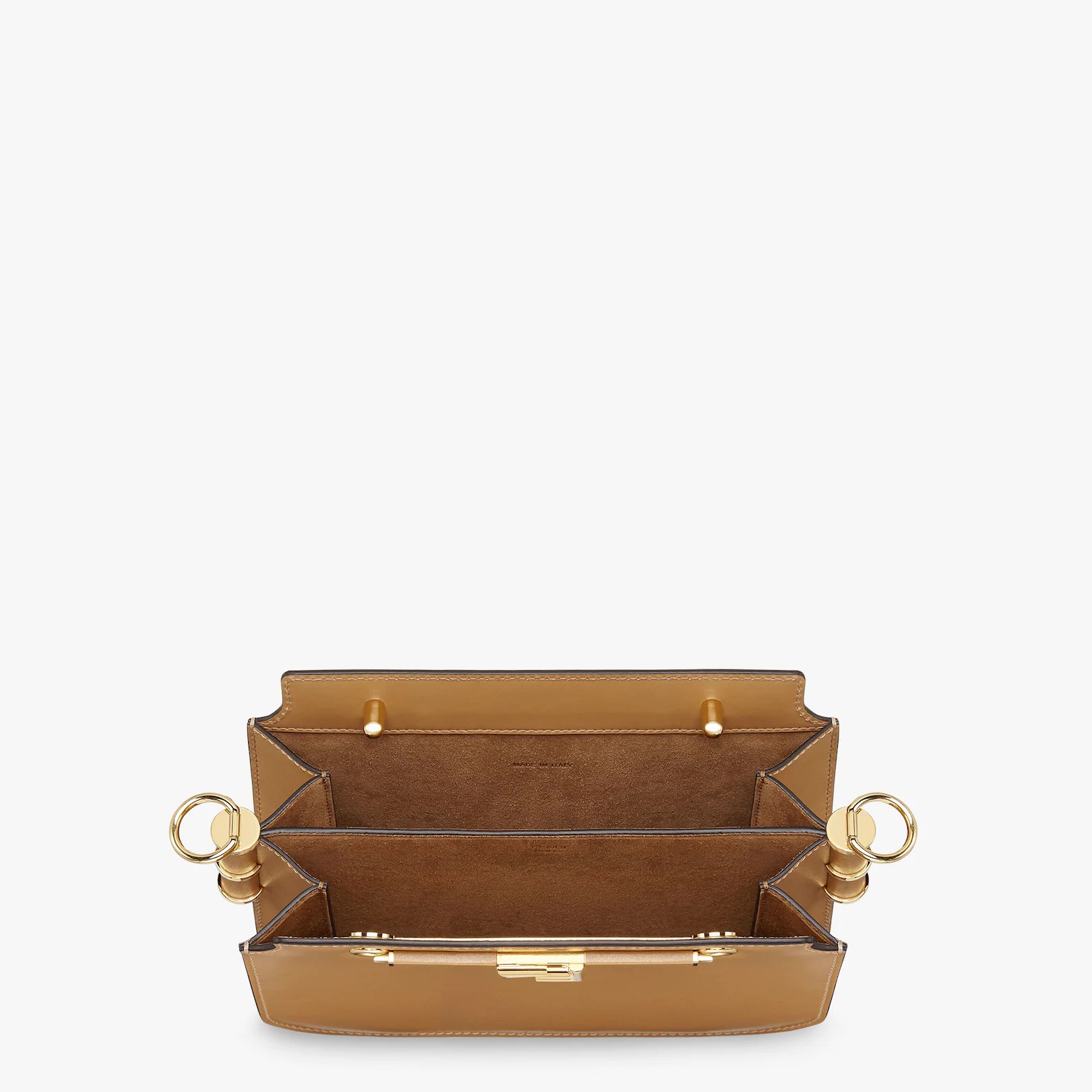 Beige leather bag - 4