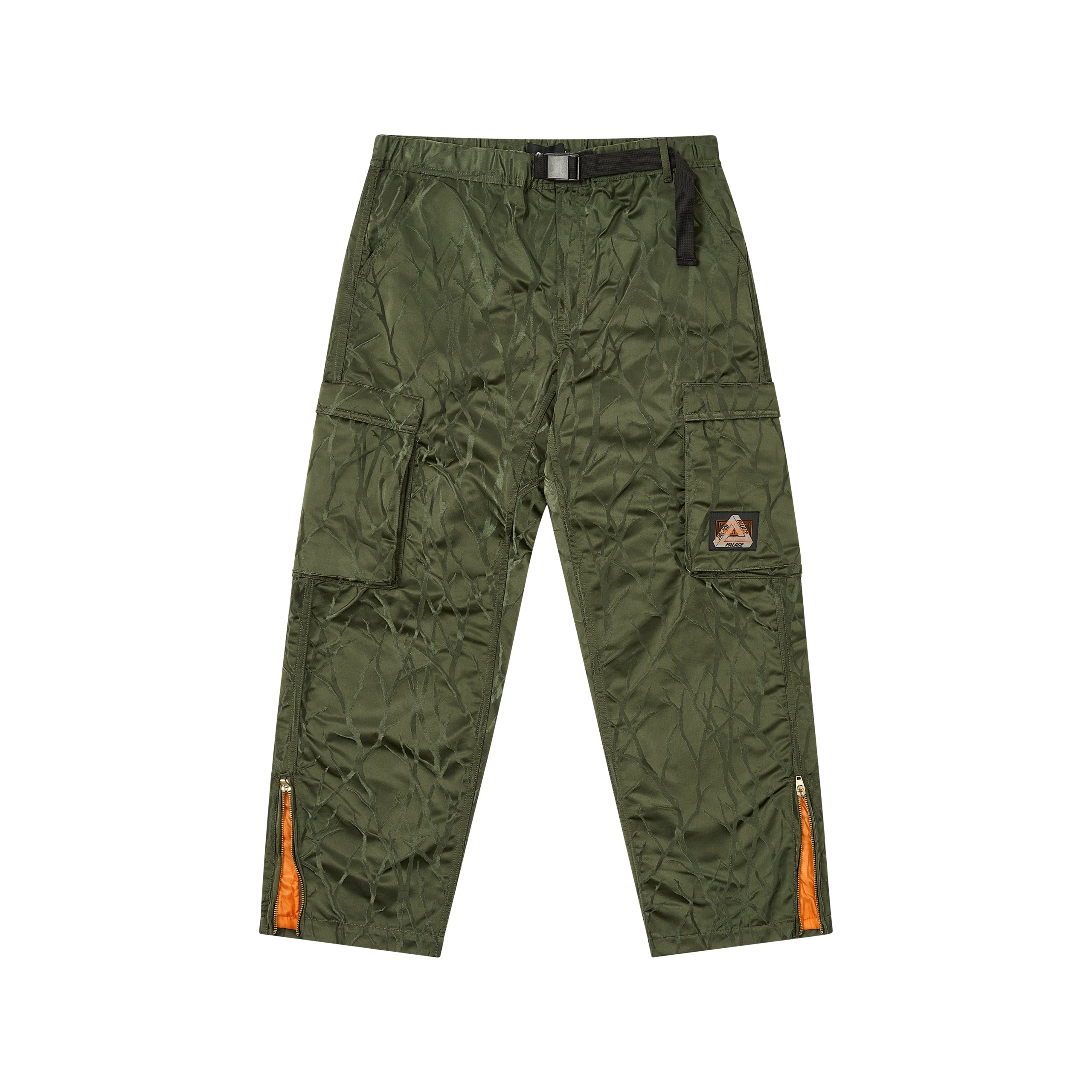 PALACE PORTER BELTER TROUSER OLIVE / JACQUARD - 2