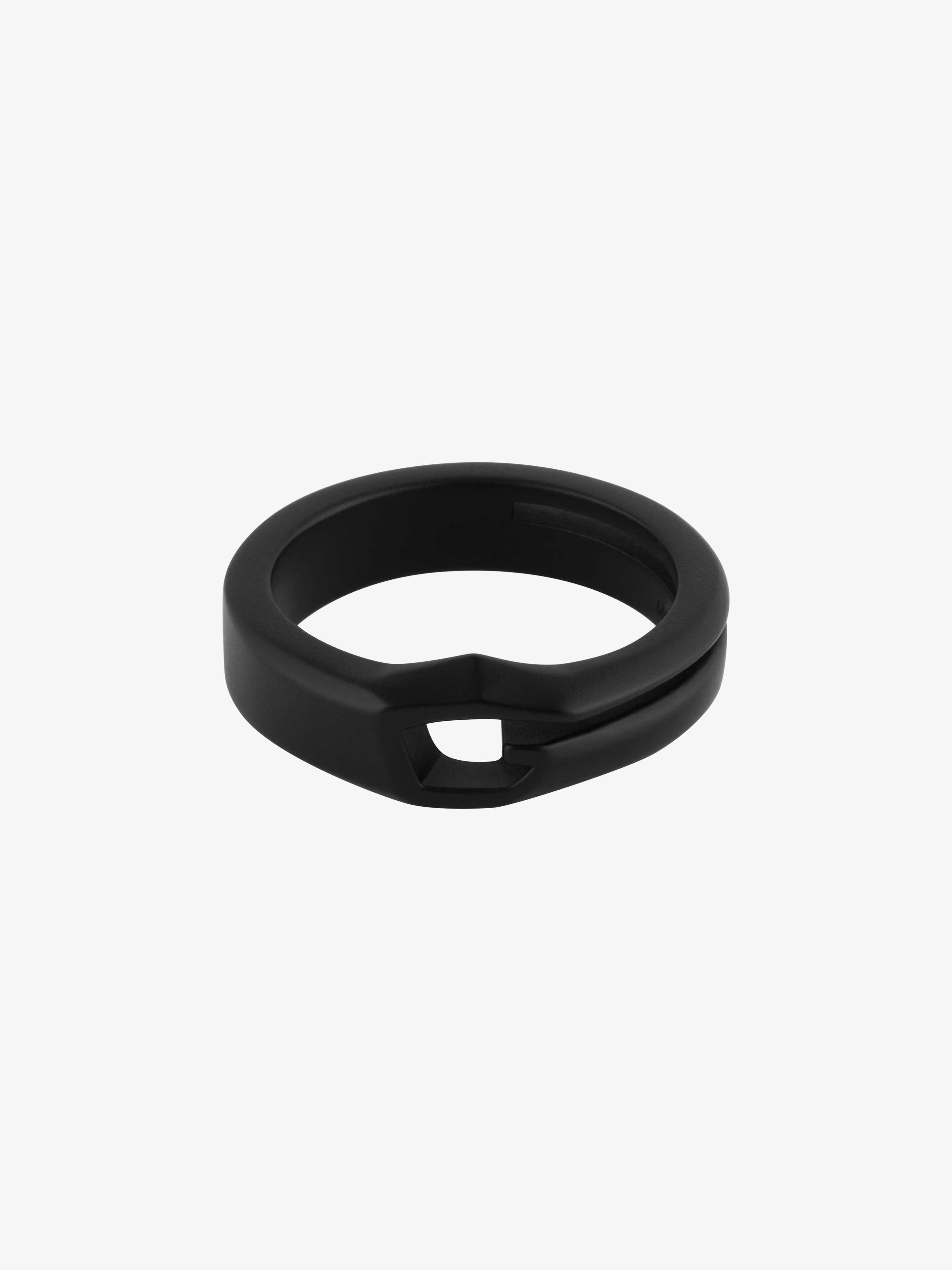 GIV CUT RING IN METAL AND ENAMEL - 3