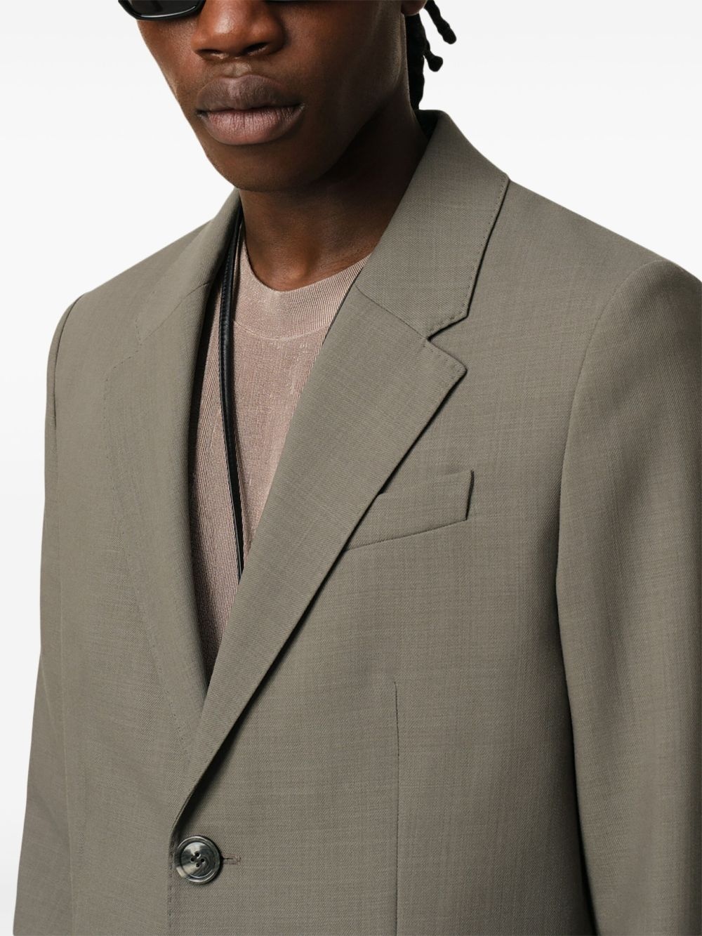 wool blazer - 5