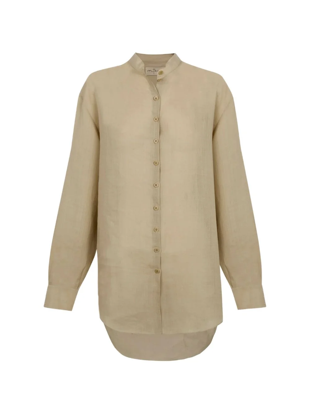 Raoul band-collar shirt - 1