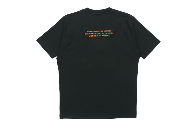 adidas adidas originals Logo Round Neck Short Sleeve Tee For Men Black H09347 outlook