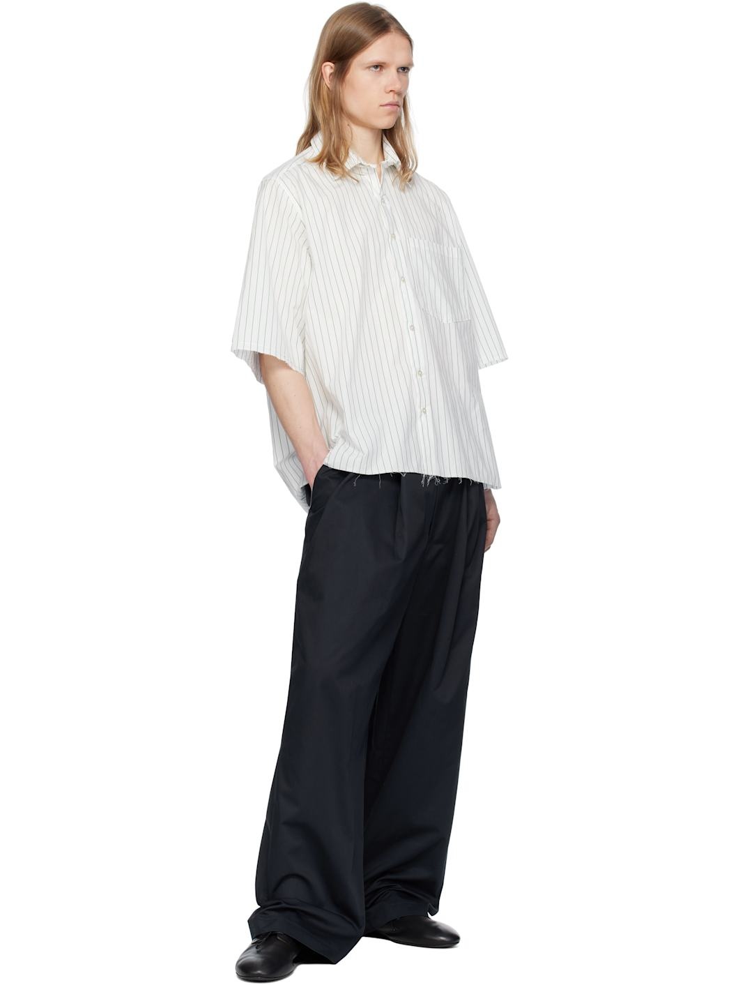 Navy Suit Trousers - 4