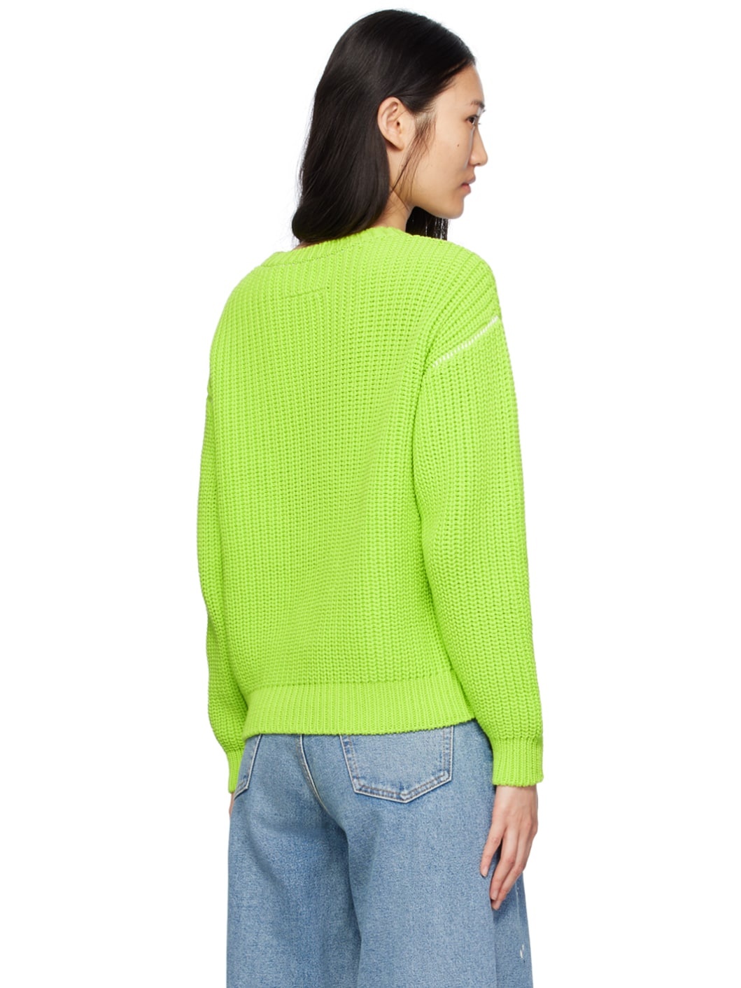 Green Airy Sweater - 3