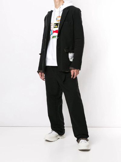 Maison MIHARAYASUHIRO Shrank Cotton blazer outlook