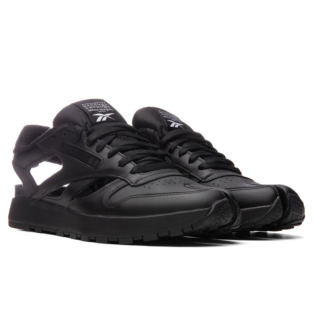 MAISON MARGIELA X REEBOK DÉCORTIQUÉ’ CLASSIC LEATHER SNEAKER - BLACK - 2