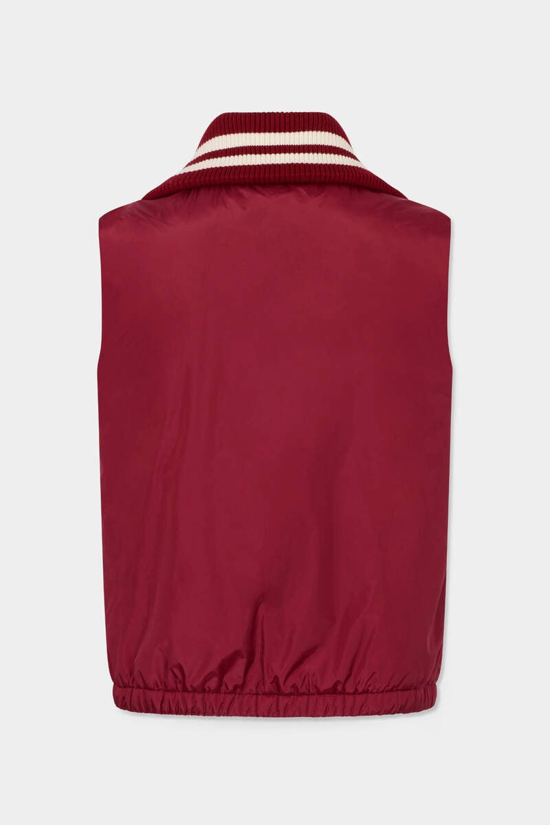 DSQUARED2 HYBRID STUDDED CROPPED VEST outlook