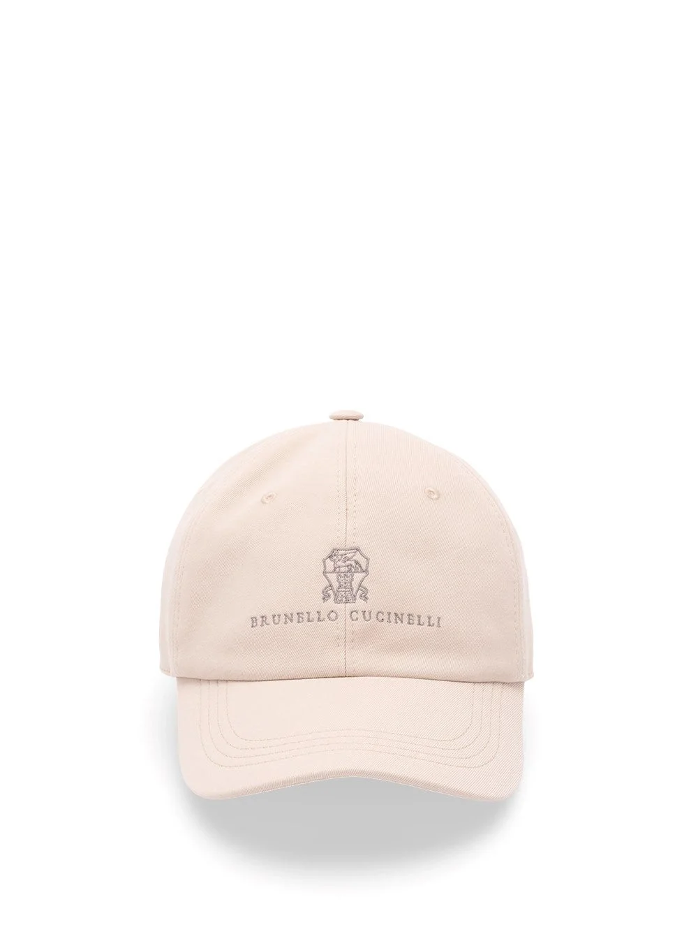Brunello Cucinelli Men Baseball Cap With Embroidery - 1