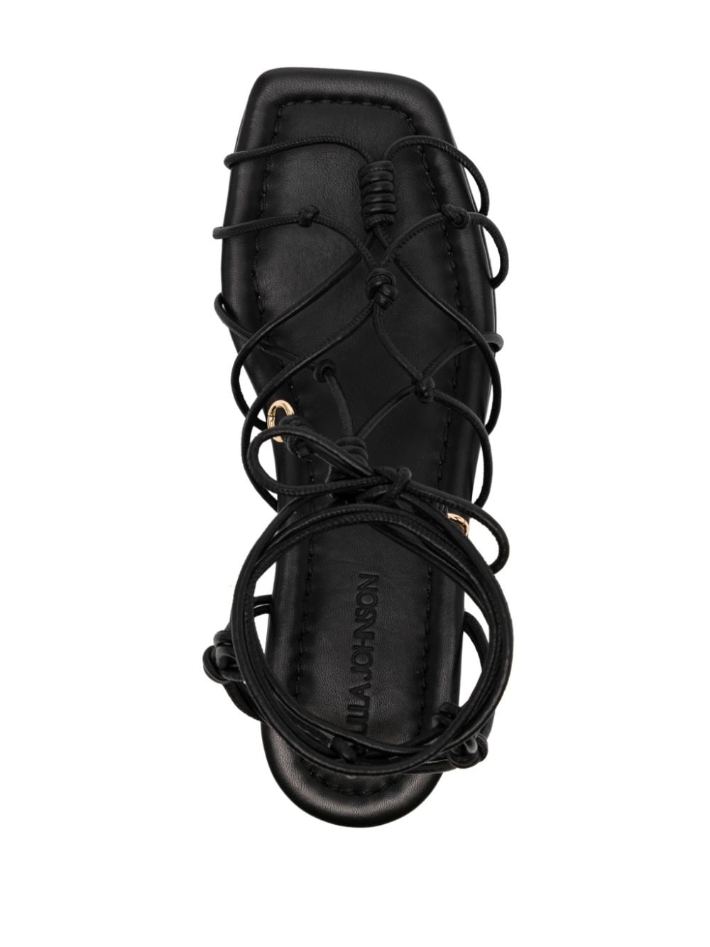 Freya flat leather sandals - 4