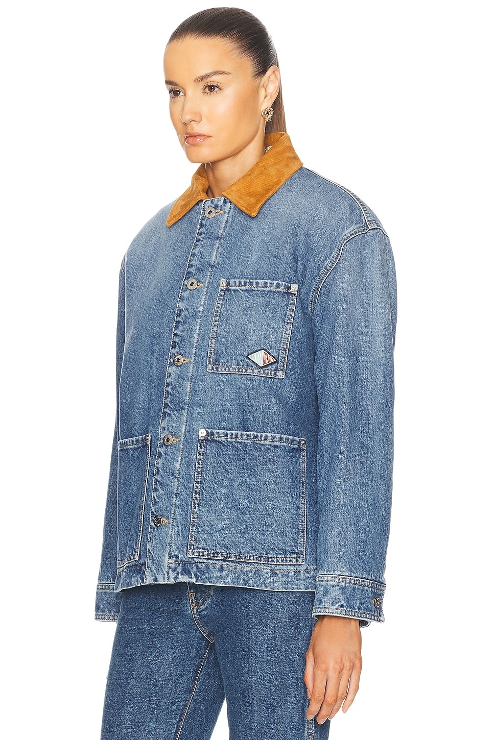 Padded Denim Jacket - 3
