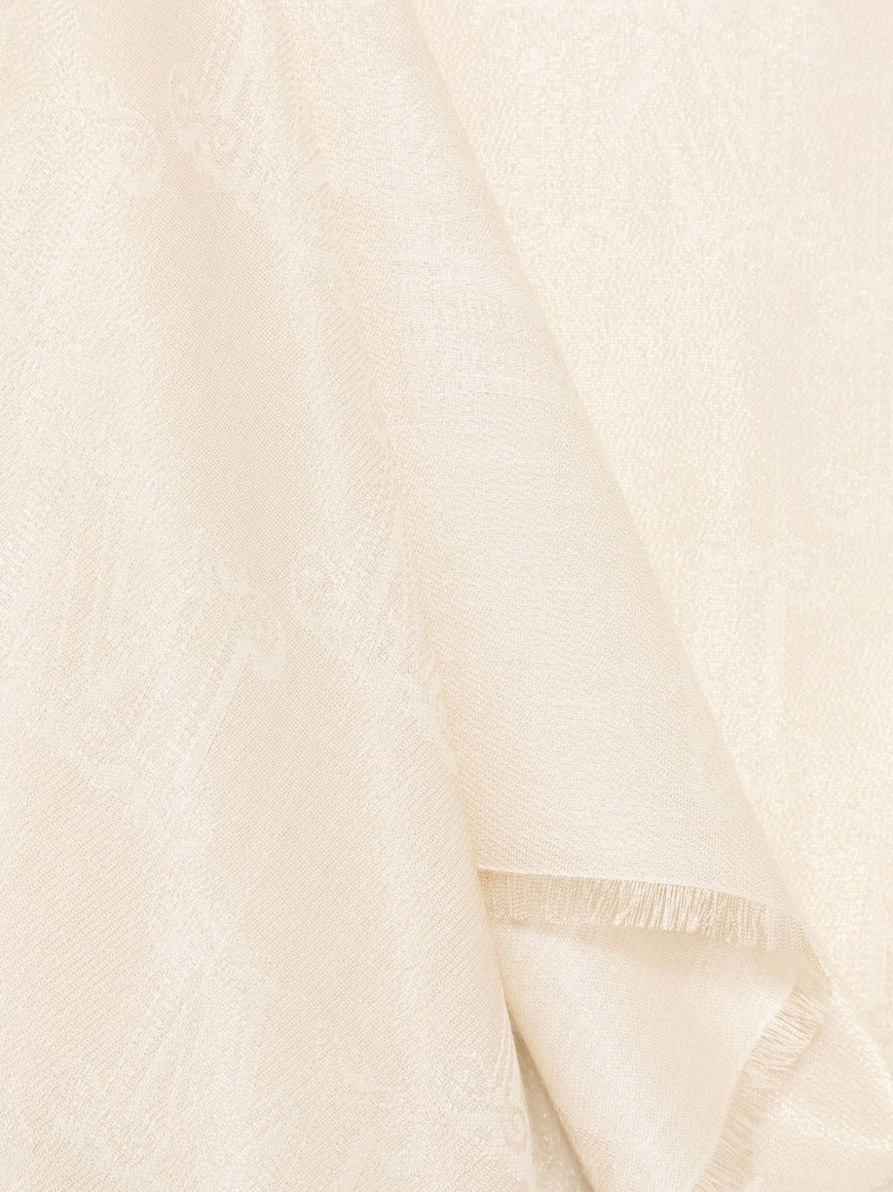 monogram-jacquard scarf - 2
