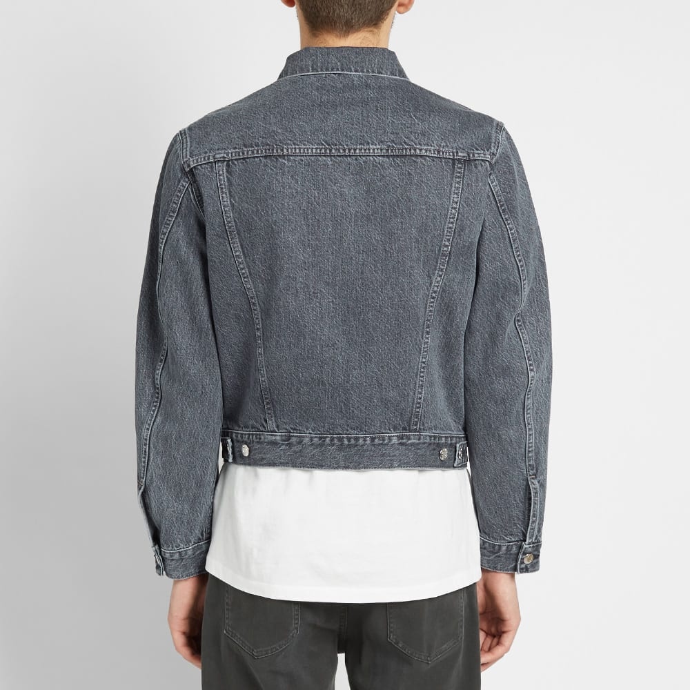 Helmut Lang Mid Stone Denim Trucker Jacket - 4