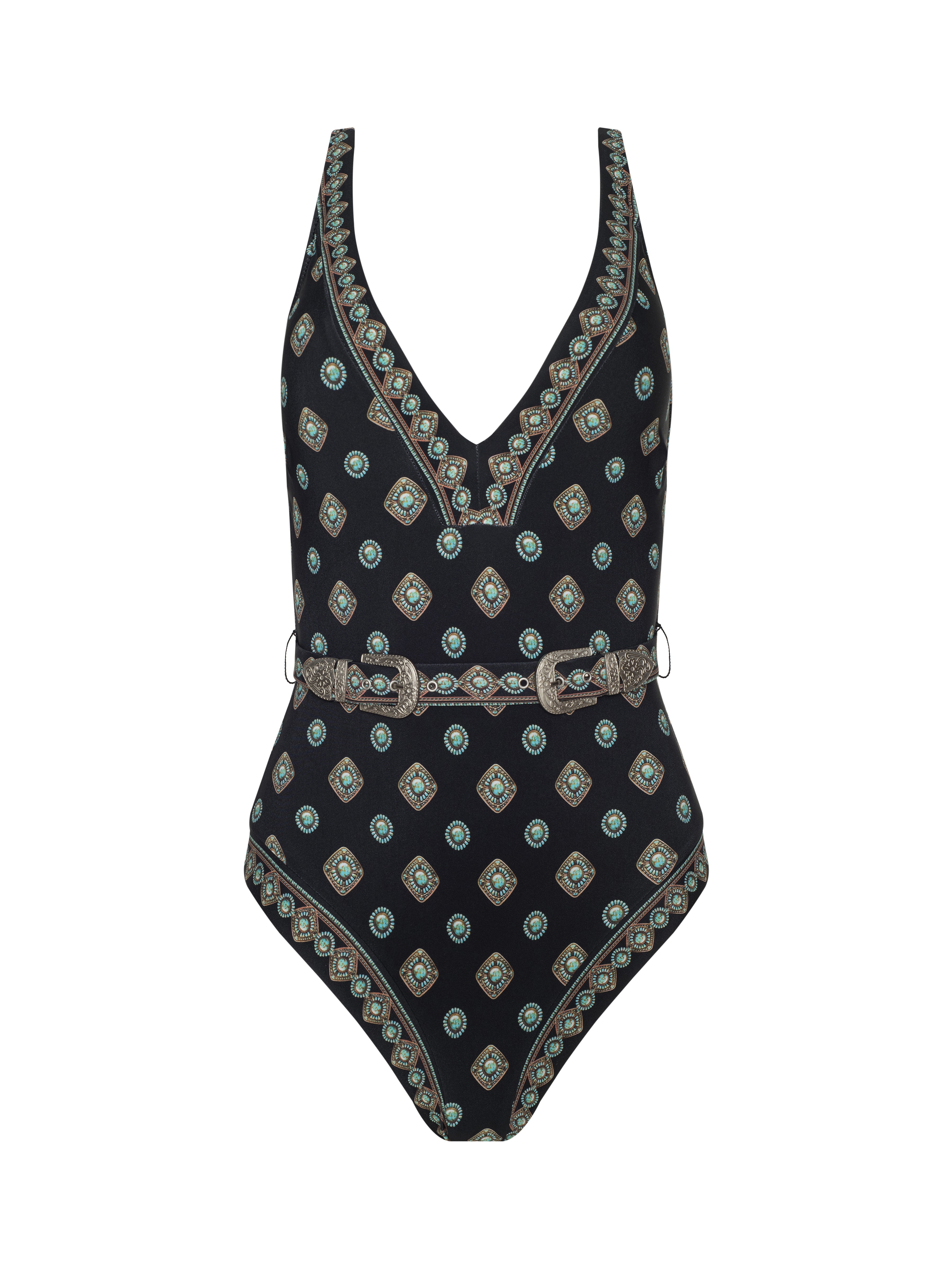 Lisa Plunge One-Piece Swimsuit - 9