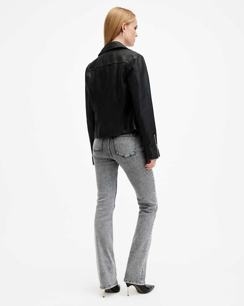 HALDAN SLIM BOOTCUT STRETCH DENIM JEANS 1