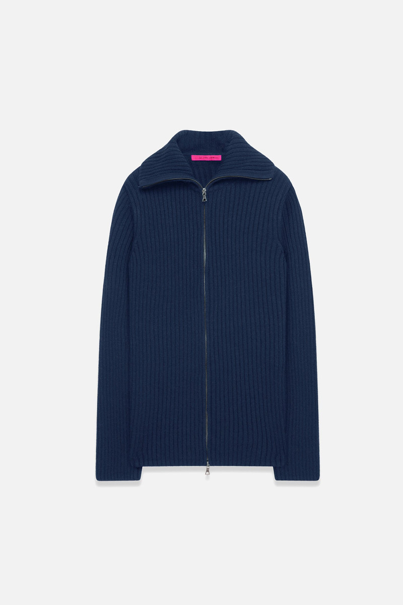 MARTHA RIB FULL ZIP CARDIGAN 1