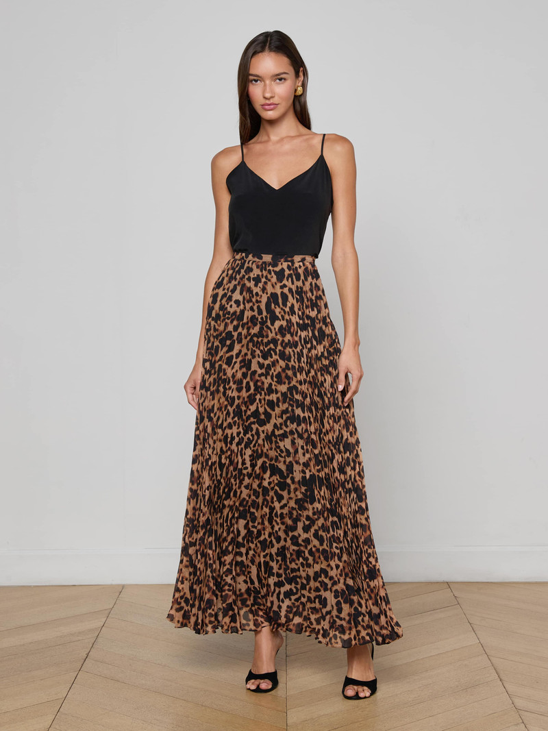 Torin Pleated Maxi Skirt 3