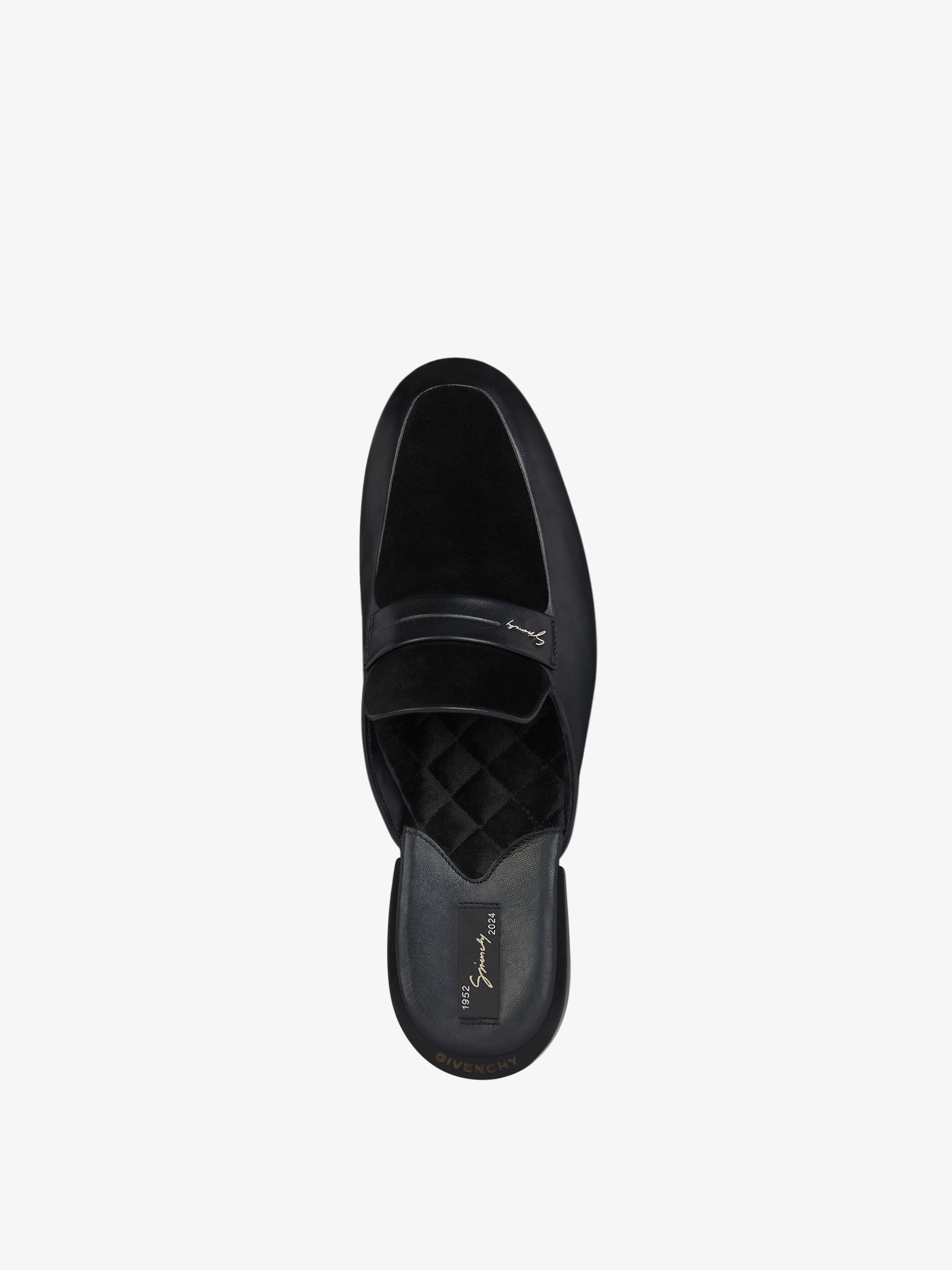FLAT MULES IN LEATHER AND SUEDE - 4