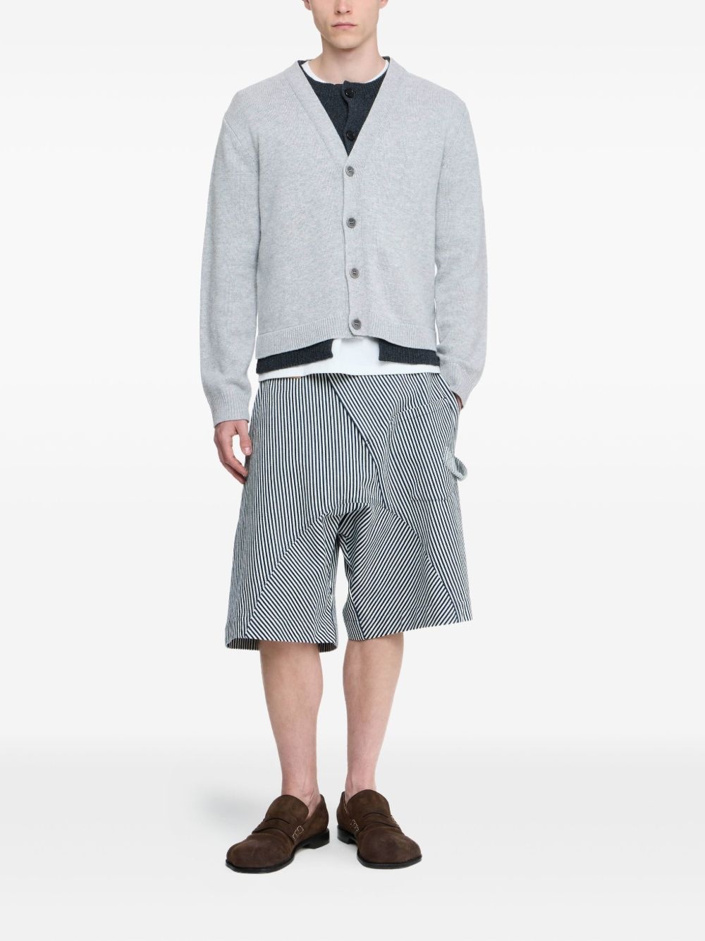 layered cardigan - 2