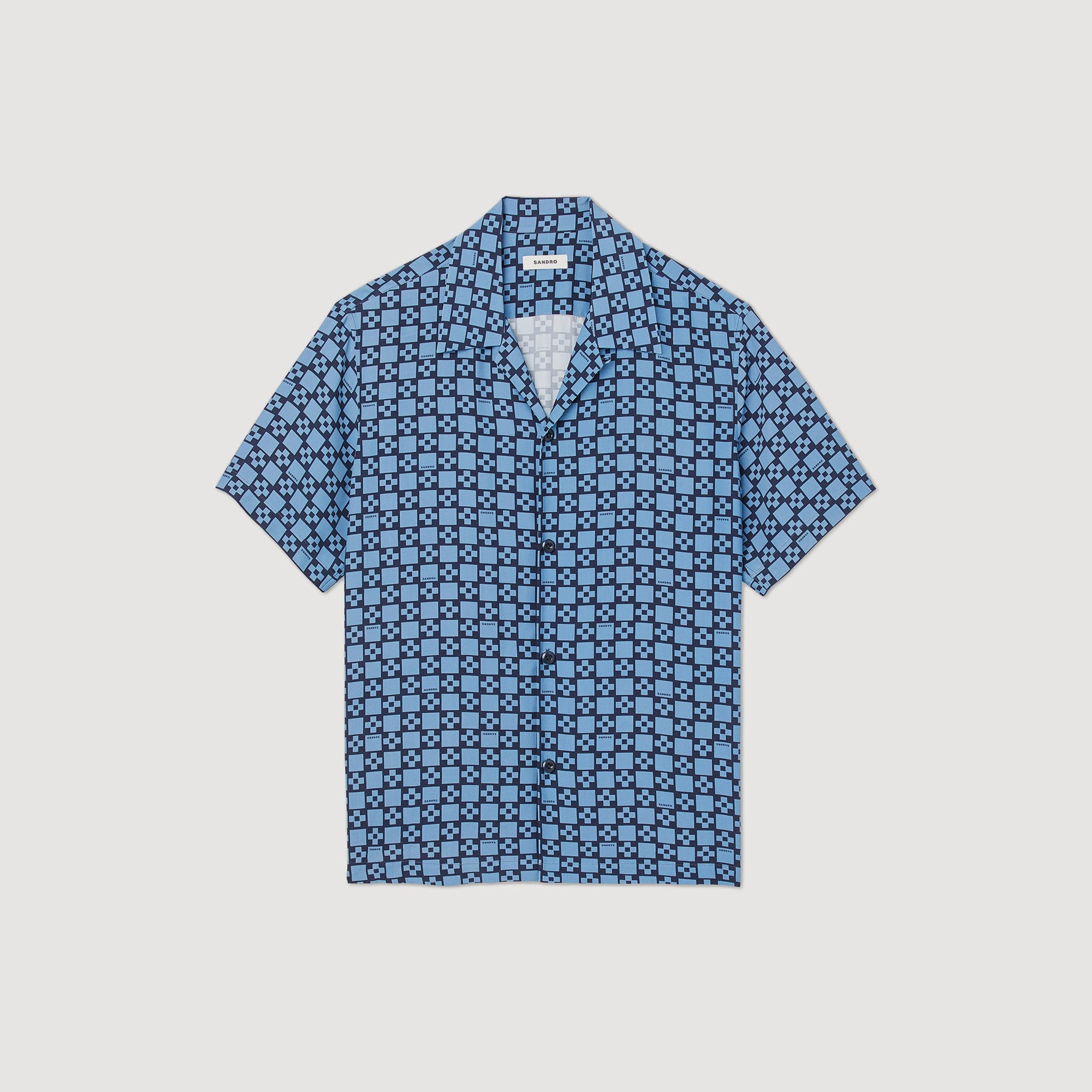 Flowing short-sleeved shirt - 1