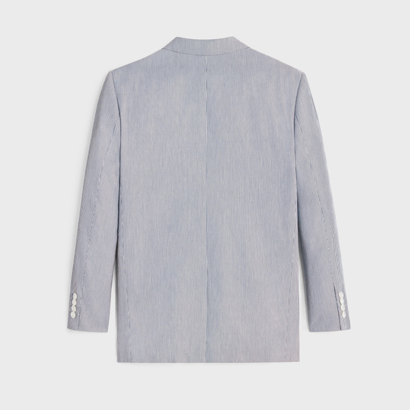 CELINE jude jacket in striped cotton outlook