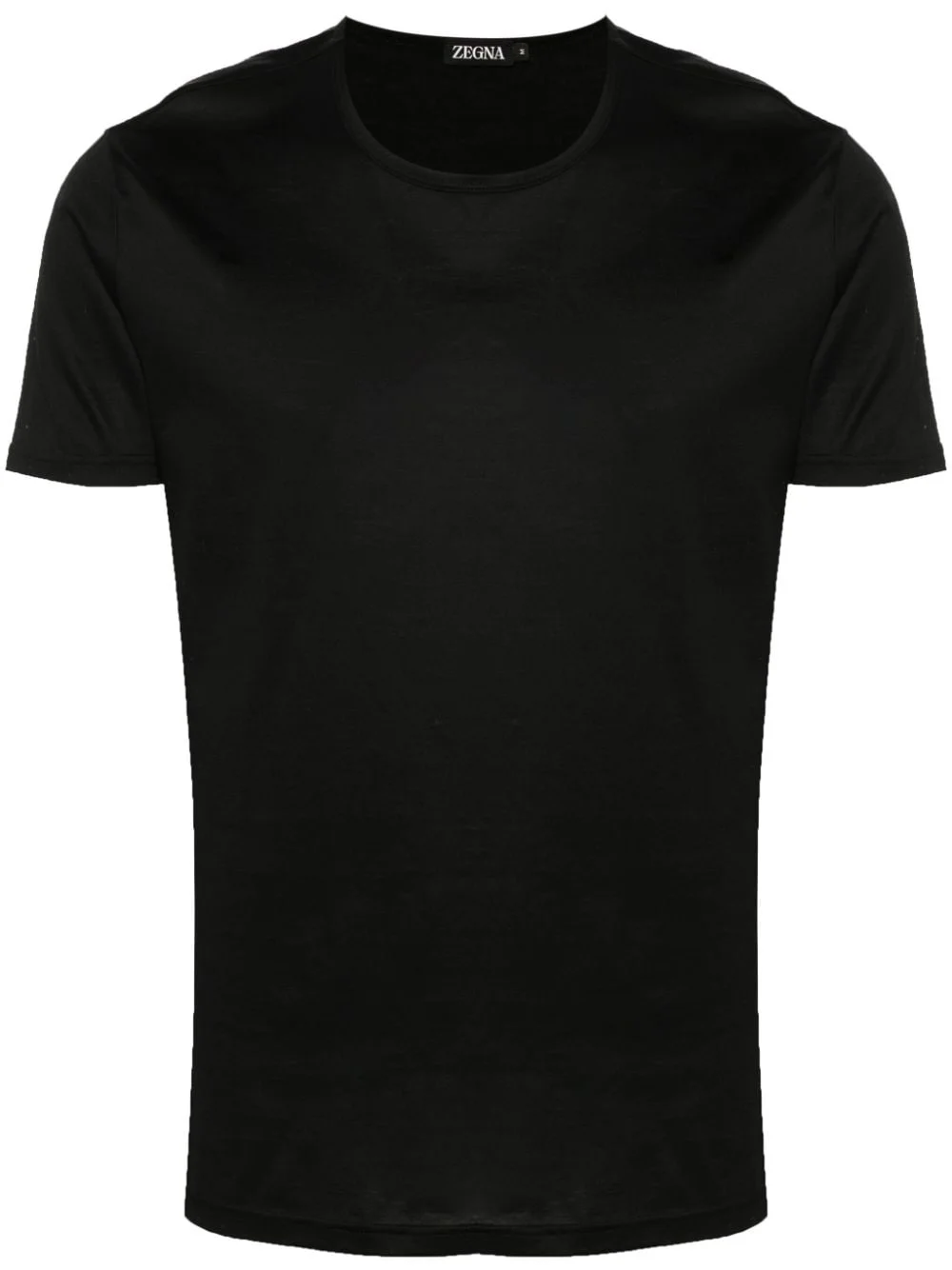round-neck cotton T-shirt - 1