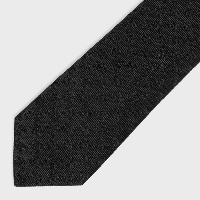 CELINE tie in silk jacquard outlook