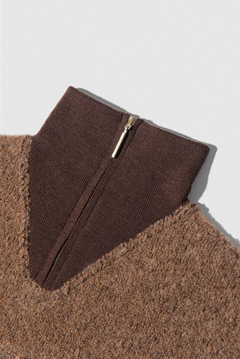 ELDER SWEATER BROWN MELANGE CASHWOOL 3