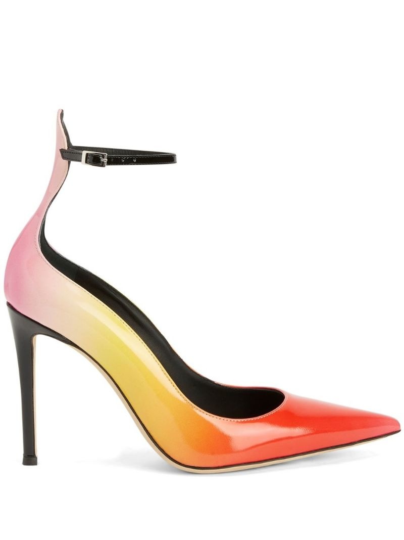 Cohralise patent-leather ombré pumps - 1