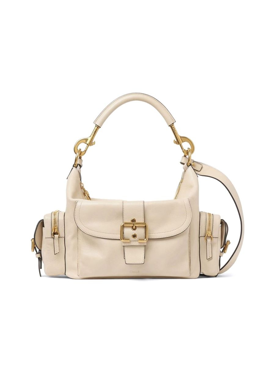 Smooth Grain Zip Shoulder Bag - 1