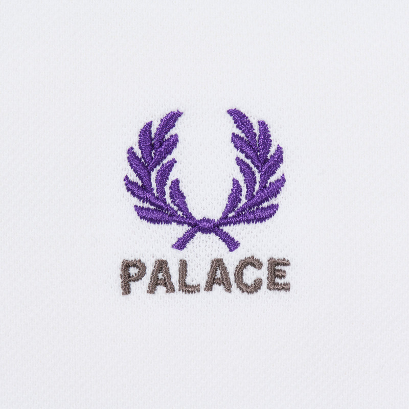 PALACE FRED PERRY SHIRT WHITE 3