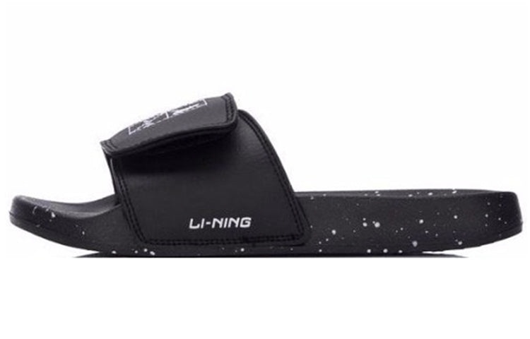 (WMNS) Li-Ning Sports Slides 'Black' AGAM014-2 - 2