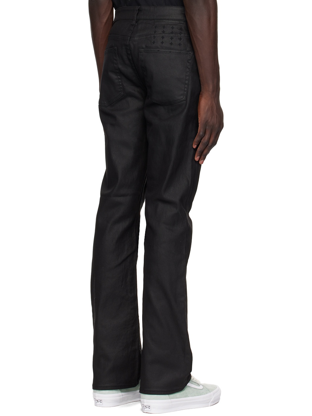 Black Bronko Wax Jeans - 3