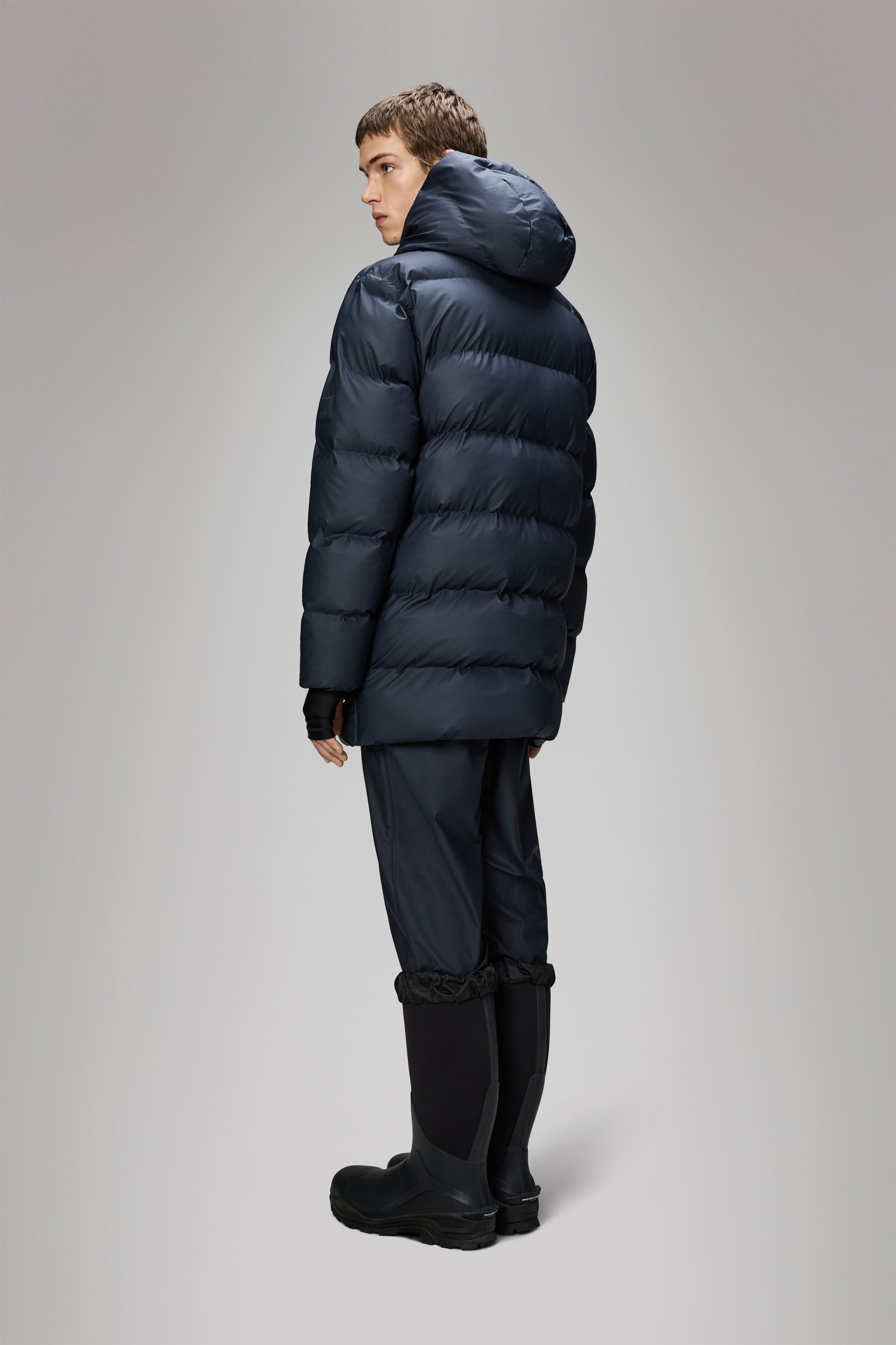 Alta Long Puffer Cargo Jacket - 3