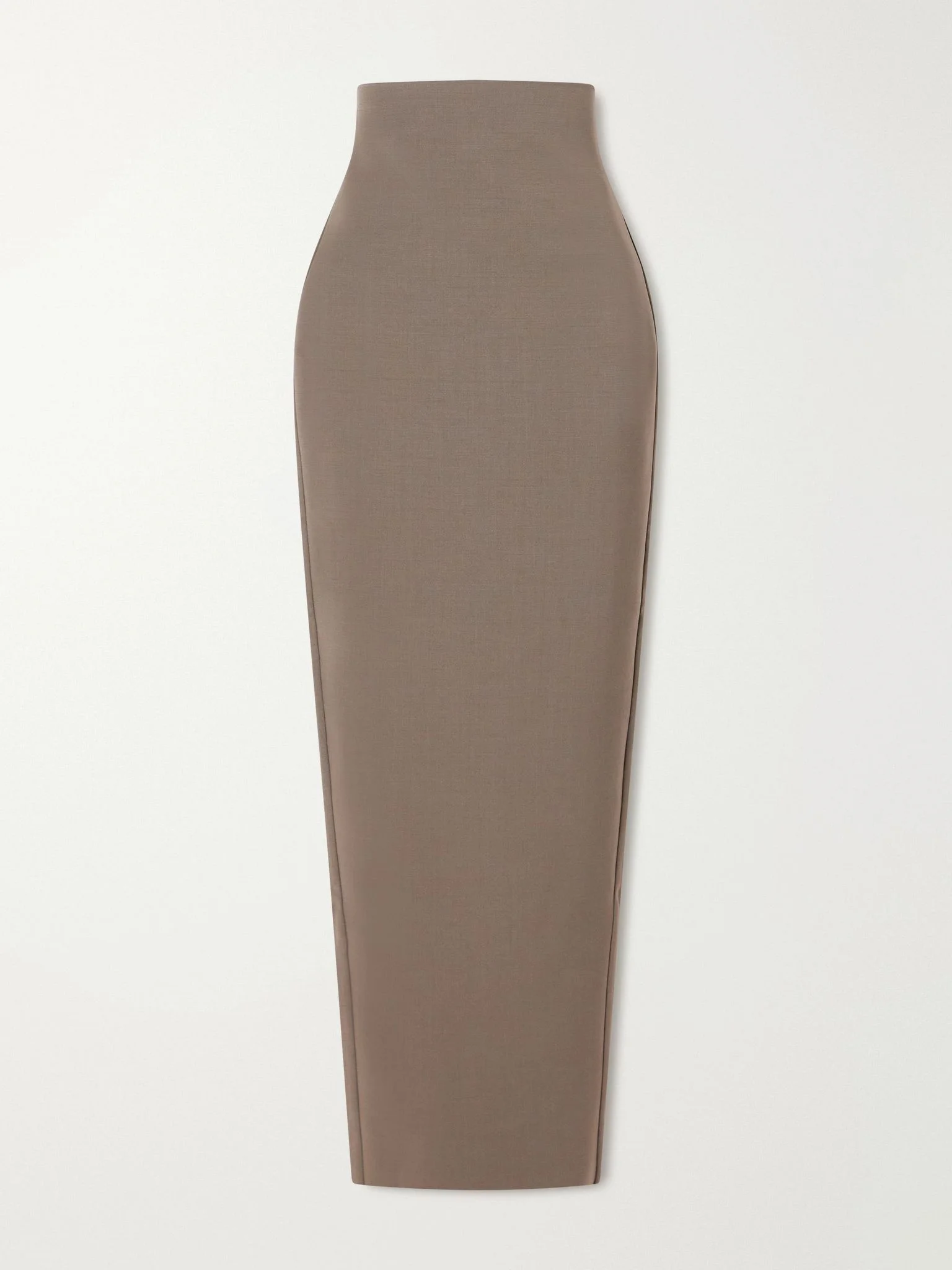 Dirt Pillar stretch wool-blend midi skirt Gray - 1