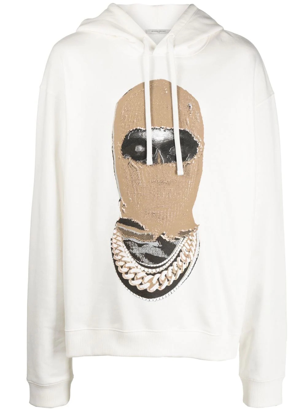 graphic-print pullover hoodie - 1