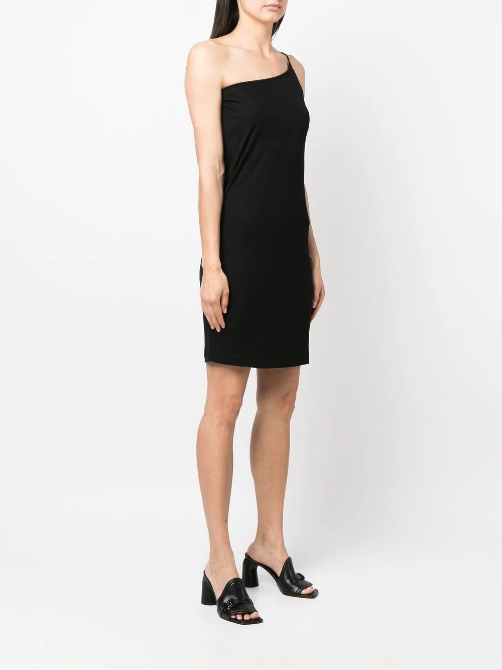 off-shoulder knee-length dress - 3