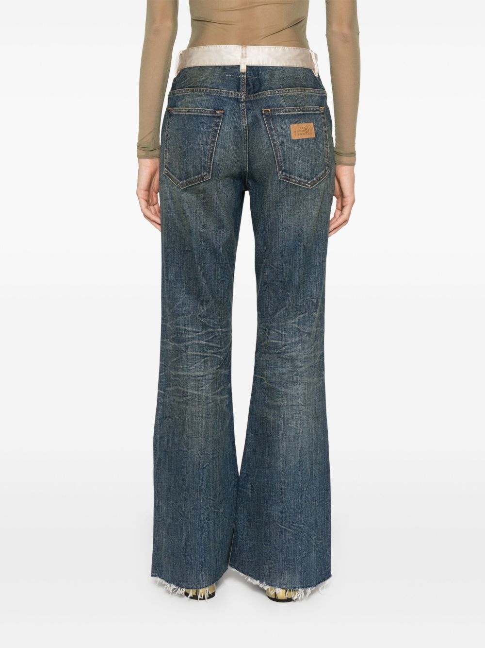 numbers-motif jeans - 4