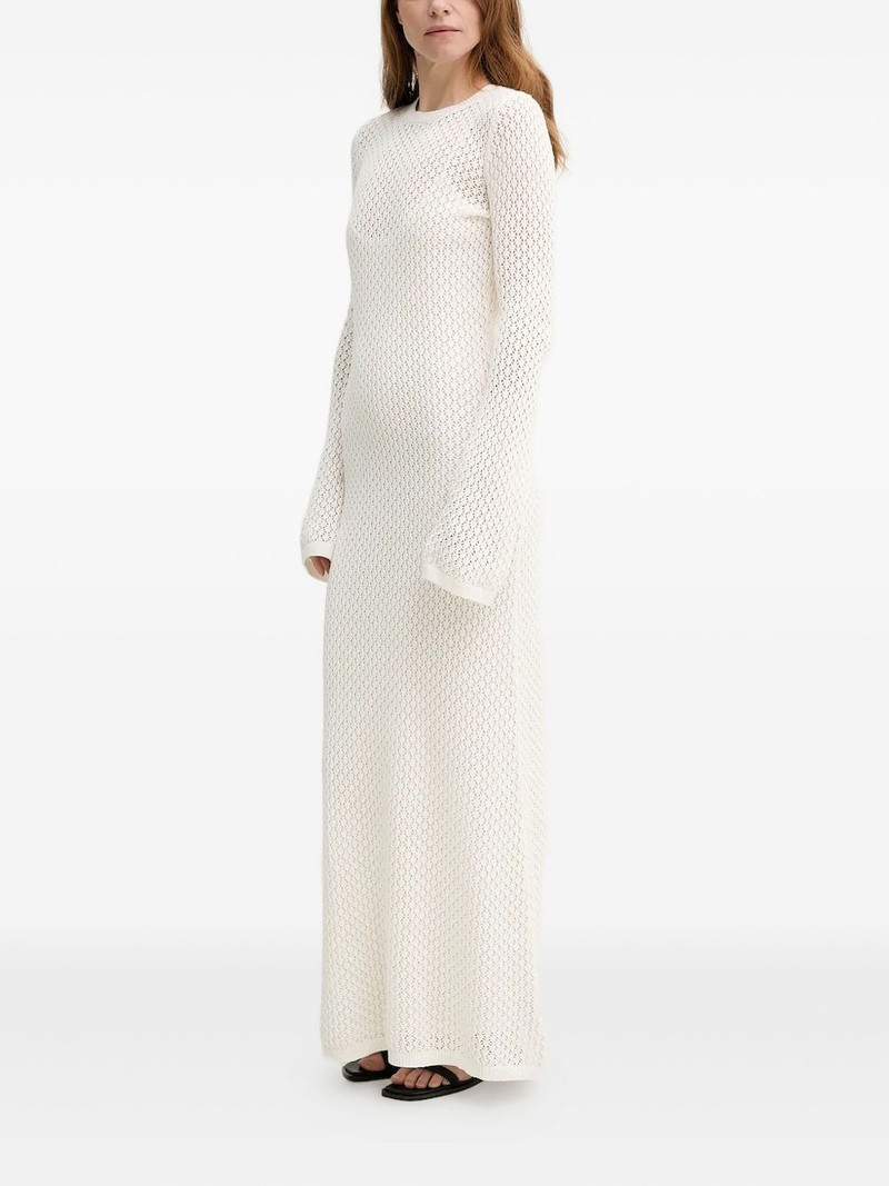 open-back bell-sleeve maxi dress 1